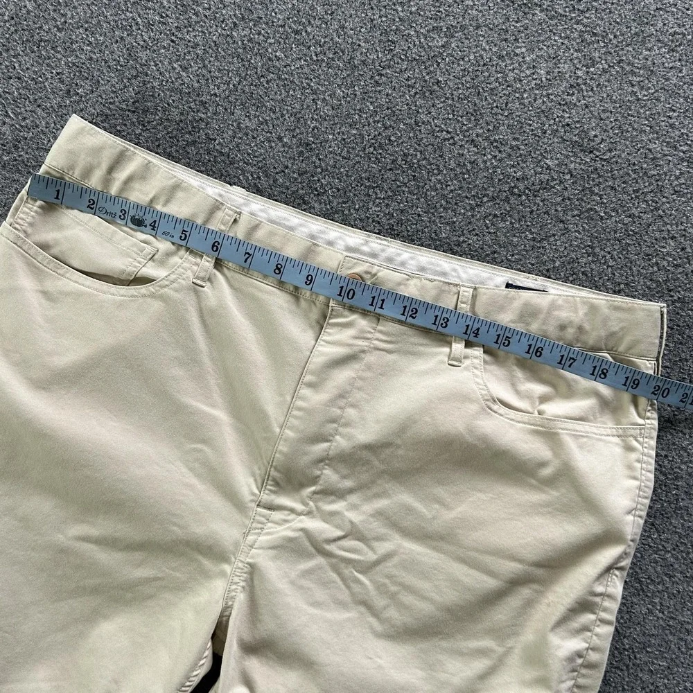 Polo Ralph Lauren Pants Mens 38x32 Beige Golf Tailored Fit Twill Chino Stretch